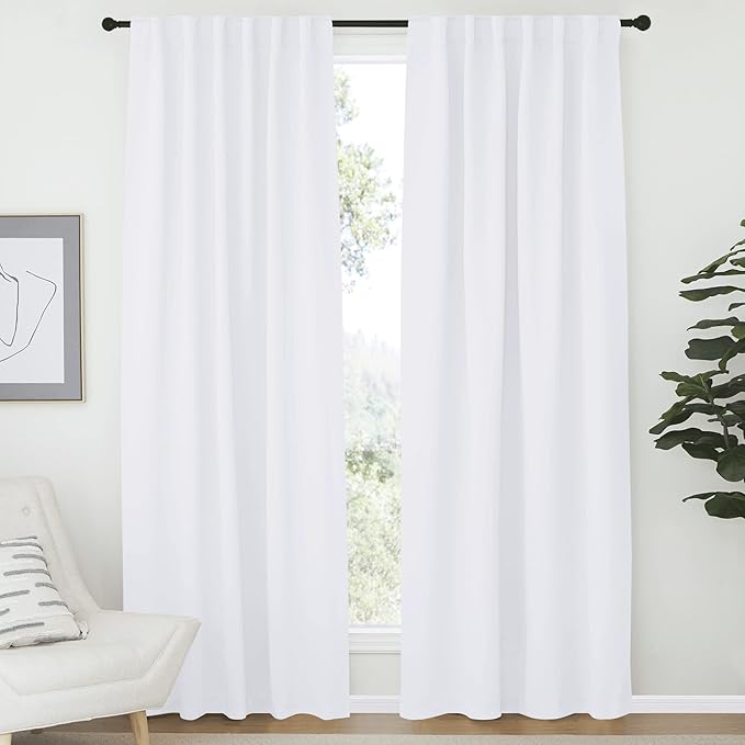 NICETOWN 50% Blackout Curtain Panels by NICETOWN