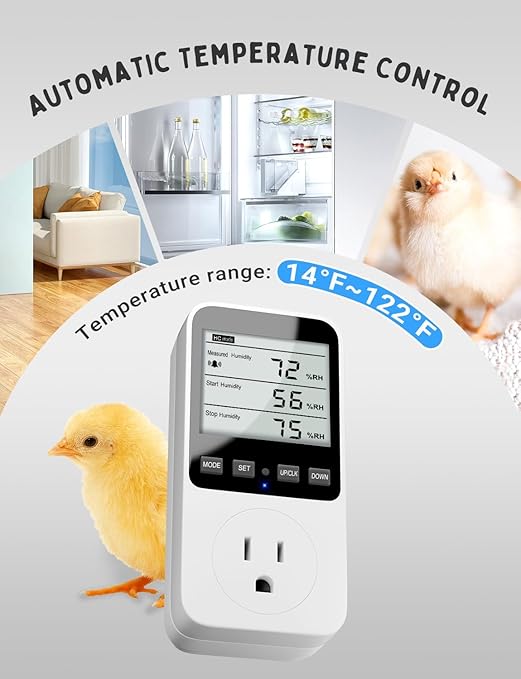 INKBIRDPLUS Temperature and Humidity Controller, Temperature Humidity Alarms - Image 4