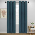 Easy-Going Blackout Curtains for Bedroom, Solid Thermal Insulated Grommet and by Easy-Going