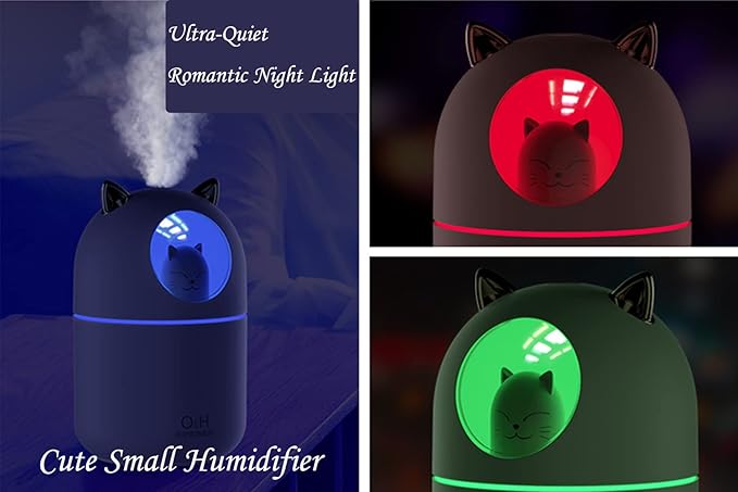 Portable 300ml Mini Cool Mist Humidifier - Image 5