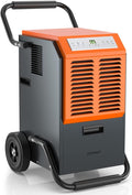 COSTWAY 163 Pints Commercial Dehumidifier, 4500 Sq.Ft Crawl Space Dehumidifier by COSTWAY