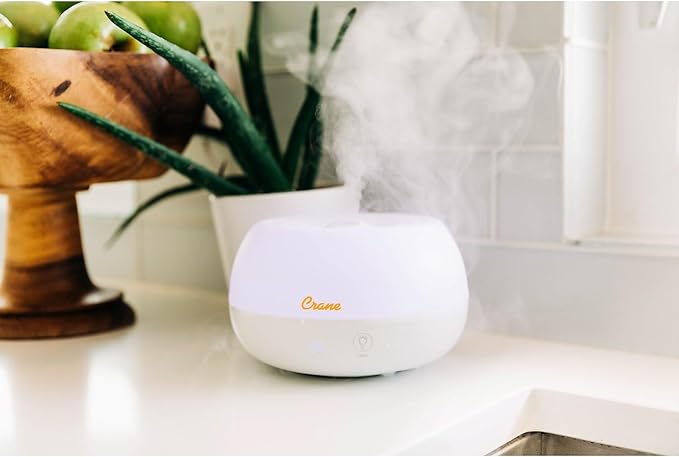 Crane Portable Ultrasonic Travel Humidifier & Aroma Diffuser – 0.2 Gallon Cool - Image 9