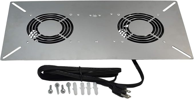 Durablow 220 CFM Air-Out Stainless Steel Crawl Space Vent Fan, Dual Fans - Image 6