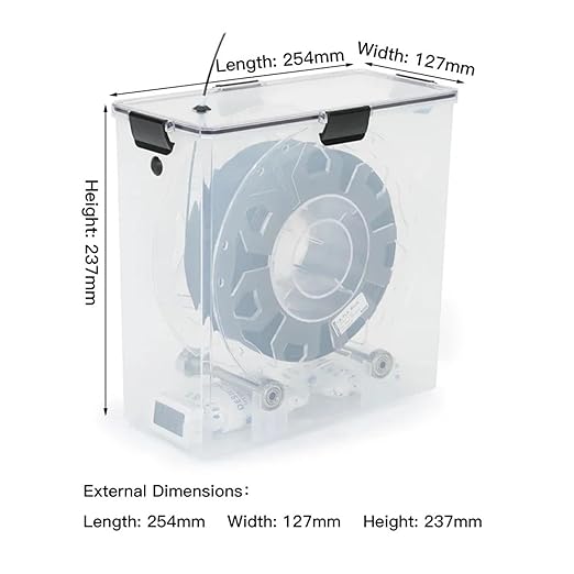 3D Printer Filament Dry Box Storage Hot-Air Heating Storage Printing Material - Image 2
