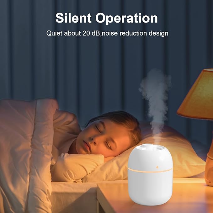 Portable Small Humidifier, USB Personal Desktop Humidifier - Image 4