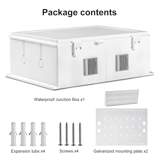 Outdoor Electrical Junction Box, ABS Water Resistant Enclosure - Image 7