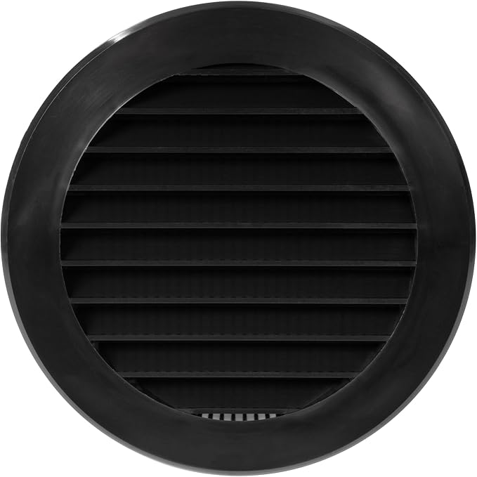 Repa Market 4 Inch Round Black Vent Cover/Plastic Air Vent Grille - Image 7