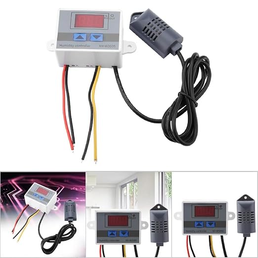 XH-W3005 Digital Hygrometer Switch Controller 220V Humidity Sensor 0~99% RH LCD - Image 3