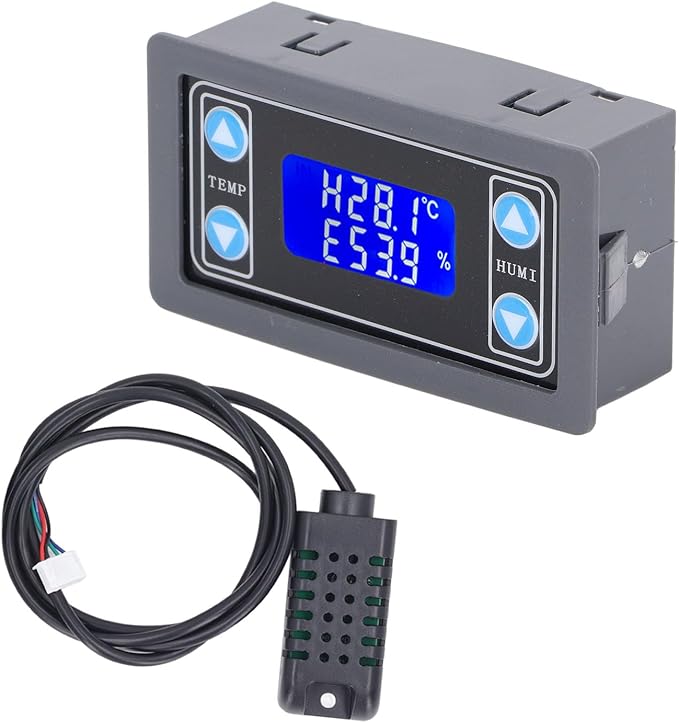 Temperature Humidity Controller Relay Output Digital Thermostat Humidistat - Image 5