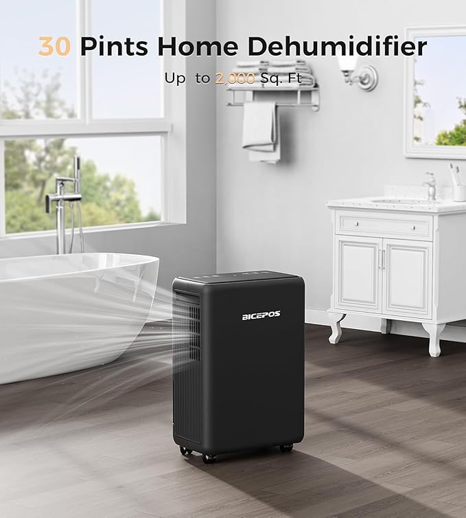 2000 Sq.Ft Dehumidifier for Basement, 30 Pints Dehumidifiers for Home - Image 2