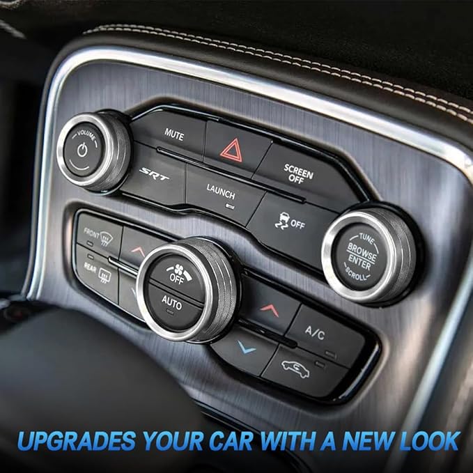 3PCS Air Conditioner Switch Button Knob Cover, Auto Accessories Climate Control - Image 3