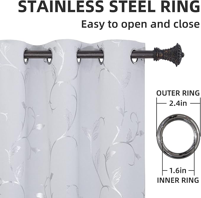 BUHUA Blackout Grommet Curtains - Image 2