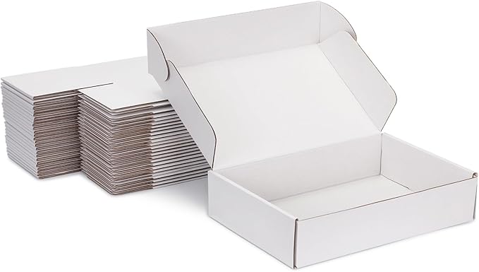 Small Shipping Boxes 12x8x2 Inch by DUZCLI
