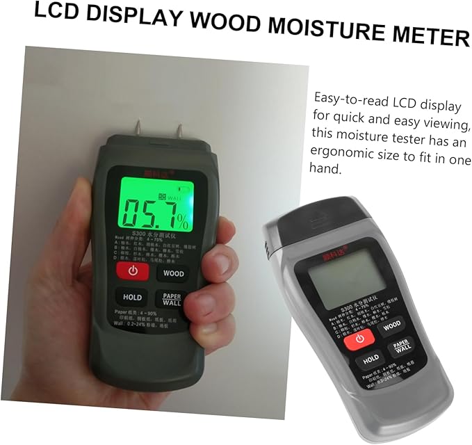Angoily 2pcs Humidity for Plants Wood Moisture Digital Hygrometer Moisture - Image 6