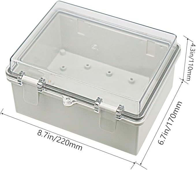 Zulkit Junction Box ABS Plastic Dustproof Waterproof IP65 Electrical Boxes - Image 2