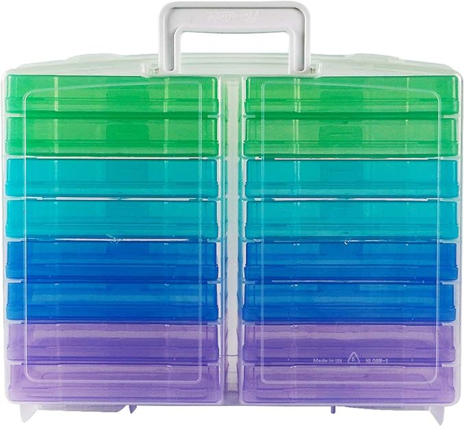 novelinks Transparent 4" x 6" Photo Organizers and Photo Storage Box - Image 5