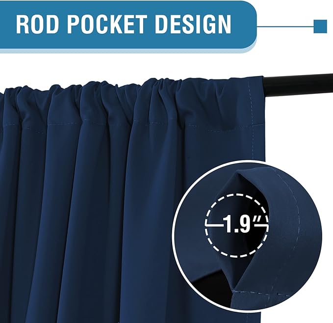 H.VERSAILTEX 100% Blackout Curtains - Image 3