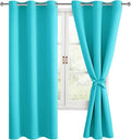 Hiasan Blackout Curtains for Bedroom, 38 x 63 Inches Length by Hiasan
