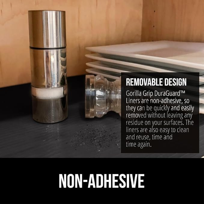 GORILLA GRIP DuraGuard Shelf Liner, 20x20 Non-Adhesive Cabinet Liners - Image 5