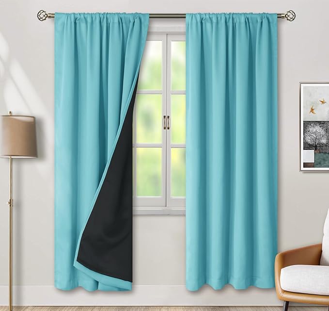 BGment 100% Blackout Curtains for Bedroom 84 Inch Length, Full Room Darkening by BGment
