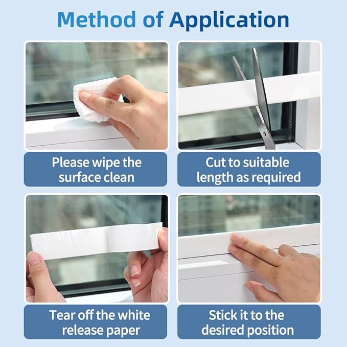 Window Condensation Absorber Weather Stripping Moisture Absorber Strip - Image 6