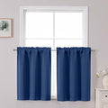 Chyhomenyc Short Blackout Curtains 30 Inch Length by Chyhomenyc