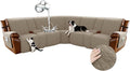 Arfntevss Waterproof Recliner Sectional Couch Covers by Arfntevss