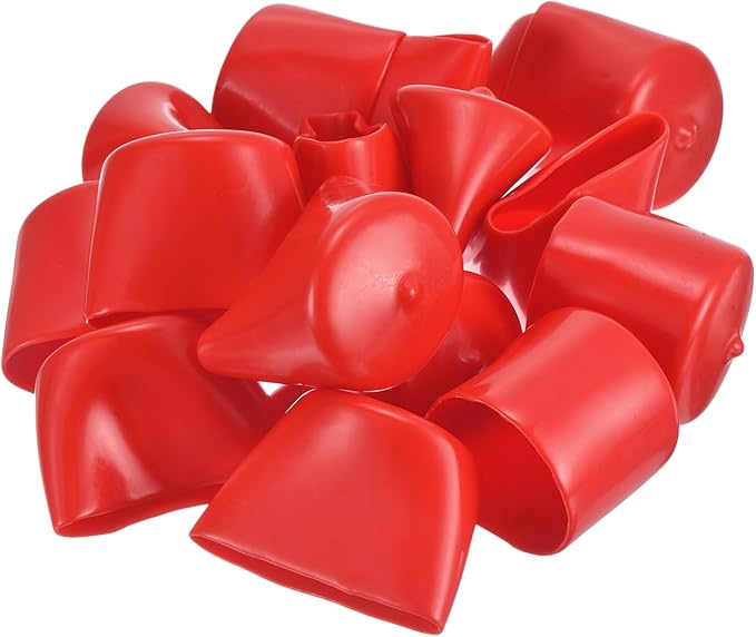 uxcell 20pcs Rubber End Caps 44mm ID Vinyl Round Tube Bolt Cap Cover Thread - Image 4