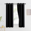 NICETOWN 100% Blackout Curtain for Kitchen, Thermal Insulated & Energy by NICETOWN