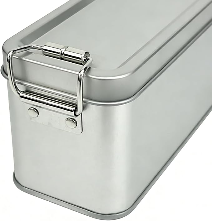 Tin Box - Portable Container Empty Organizer | Metal Tin Box, - Image 7