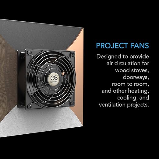 AC Infinity AXIAL S1225D, Dual 120mm Muffin Fan - Image 2