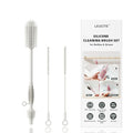 Silicone Cleaning Brush Kit, Water Bottle and Straw Cleaner Brush Set by Leucite