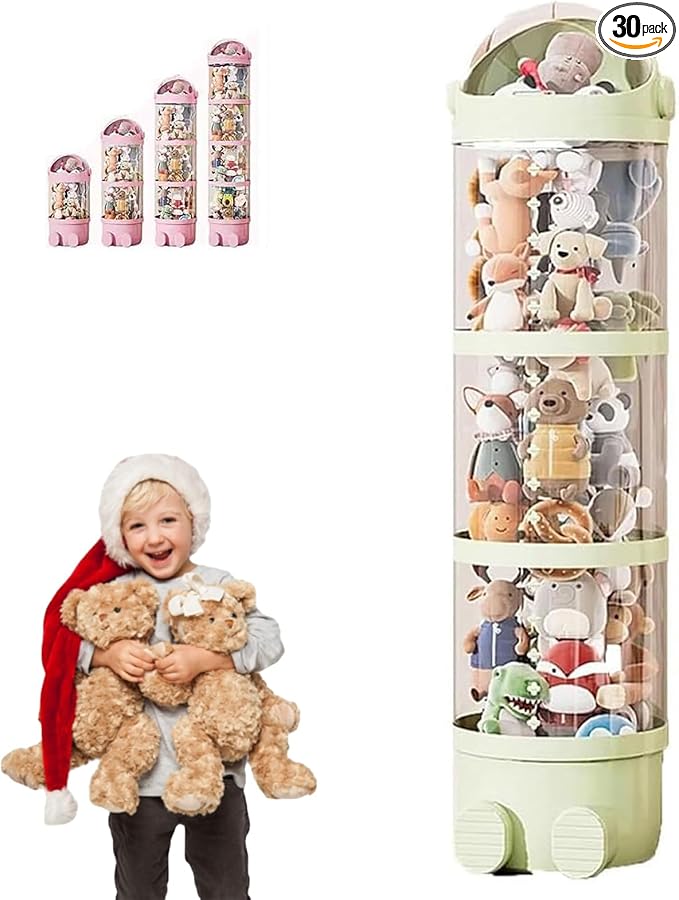 Rotating Toy Storage Tower, 2025 New Tube Storage by Unknown