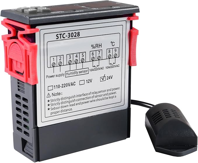 STC-3028 24V Temperature & Humidity Controller - Image 4