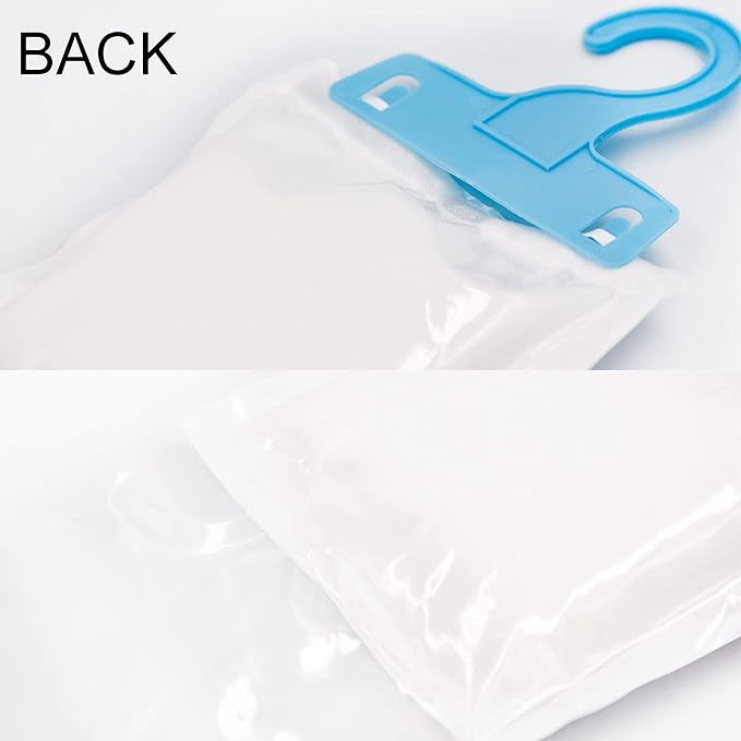 Moisture Absorber Refill Hanging Bags, 12 Pack – Calcium Chloride Dehumidifier - Image 7