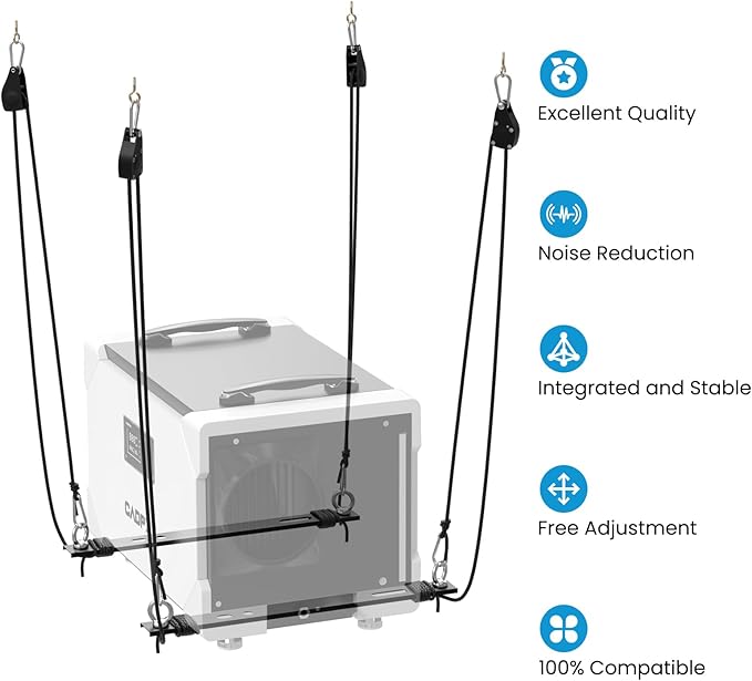 Hanging Kits for Crawl Space & Basement Dehumidifiers, Hanging Kit Improves - Image 5