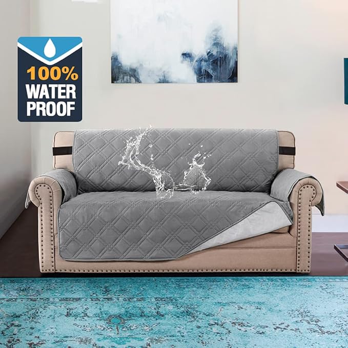 H.VERSAILTEX 100% Waterproof Sofa Slipcover Washable Loveseat Cover - Image 2