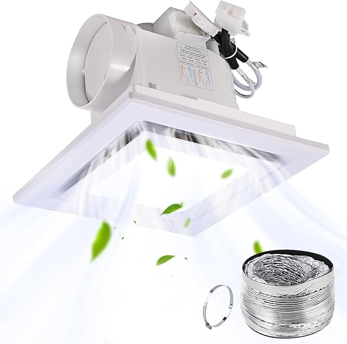 FEITON Square Bathroom Exhaust Fan by FEITON