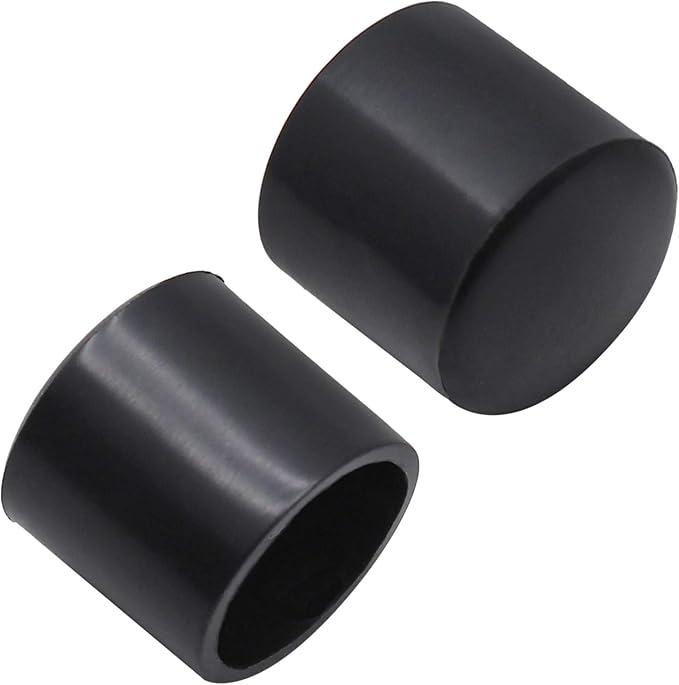 60Pcs Round Rubber End Caps 1/2" ID Vinyl Flexible Bolt Chair Foot Covers Screw - Image 3