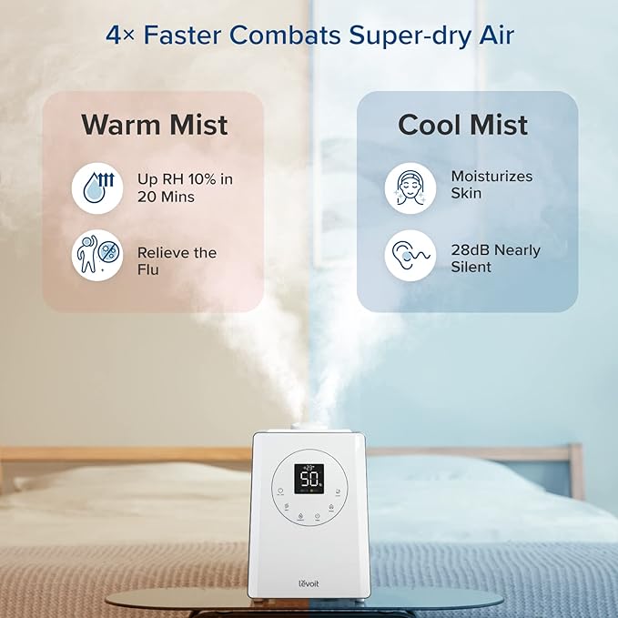 LEVOIT LV600S Smart Warm and Cool Mist Humidifiers - Image 2