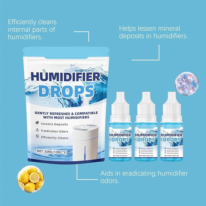 3 Pcs Humidifier Drops – Water Treatment Cleaner - Image 6