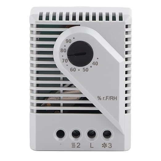 Mechanical Humidity Controller, 2-3 Pole Terminal, 12‑250V Input, Back Rail by ANGGREK