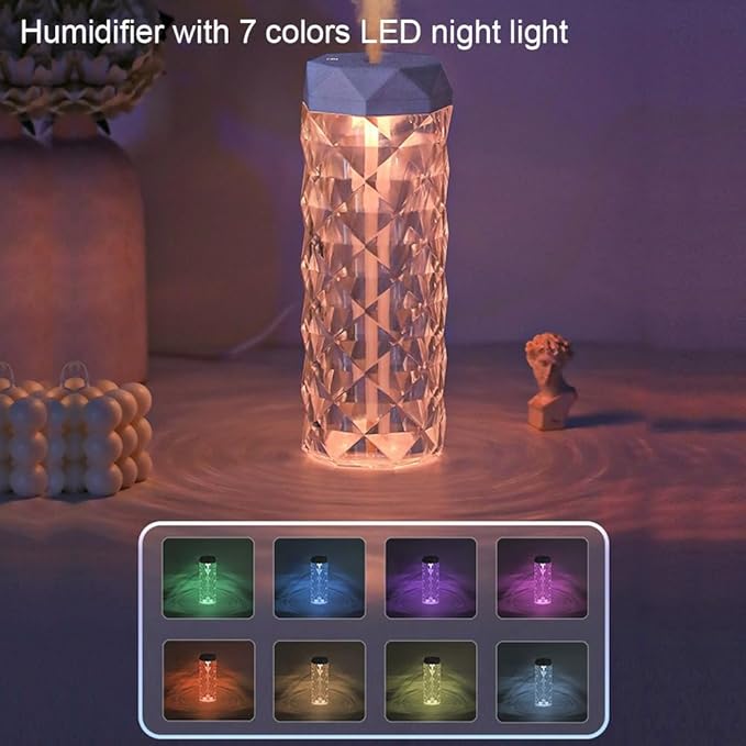 USB Desktop Crystal Humidifier 1000ml - Image 2