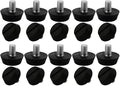 uxcell M6 x 10 x 20mm Furniture Glide Leveling Feet Adjustable Leveler Floor by uxcell