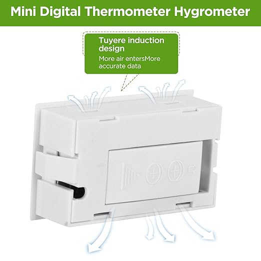 12 Pack Mini Hygrometer Digital Electronic Temperature Humidity Meters Gauge - Image 6