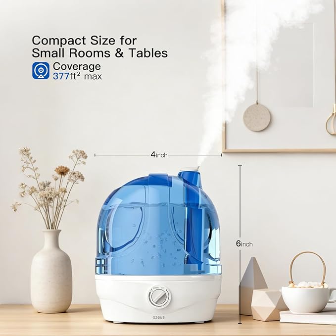 AZEUS 2.8L Large Capacity Ultrasonic Cool Mist Humidifier - Image 8