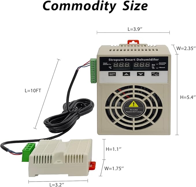 Automatic Small Dehumidifier for Grow Tent, Electric Box, Storage Cabinet - Image 6