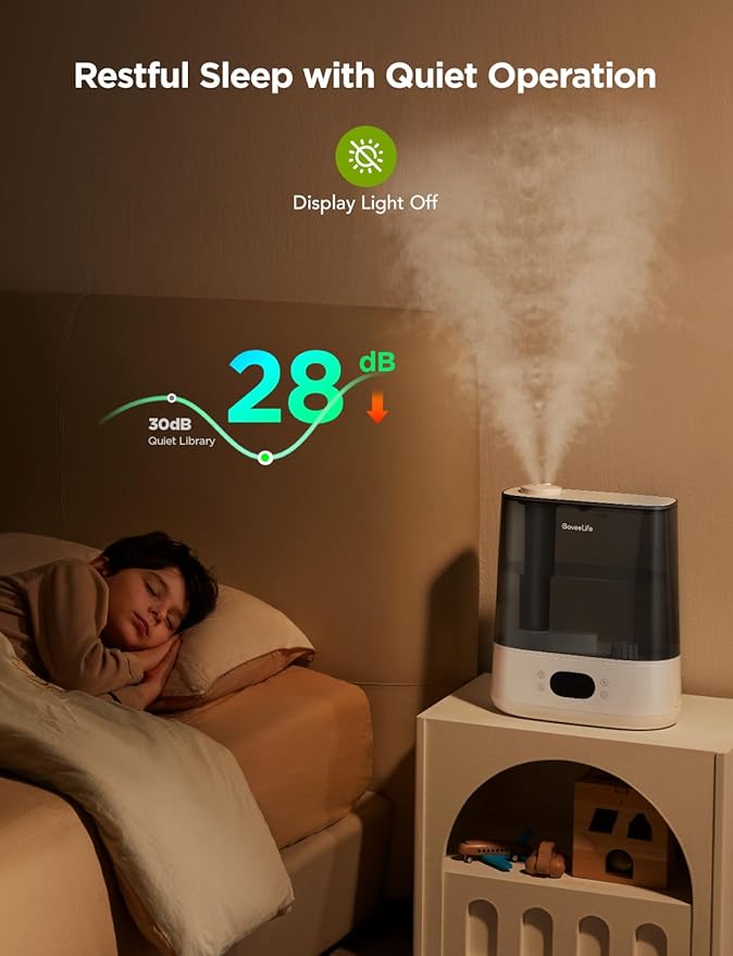 GoveeLife Smart Humidifiers for Bedroom, 6L Cool Mist Top Fill for Large Room - Image 5