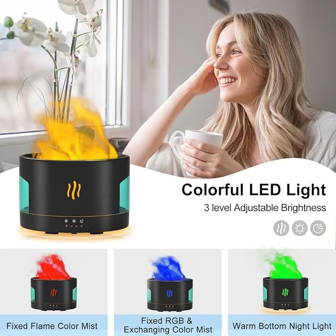 Oil Diffusers for Home large Room, 450ml Visible Water Tank, Air Diffuser - Image 4