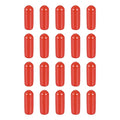 DMiotech 20 Pack 3/16" ID Red Screw Thread Protectors Rubber End Caps Bolt by DMiotech